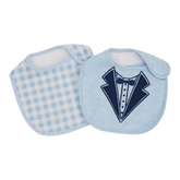 2PK Blue Bib Set